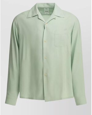 Visvim Keesey Casual Shirt Long Sleeves Pocket - Green