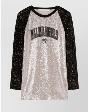 slim fit dress slacks Team Bride sequin t-shirt dress – WHY DRESS main image 0