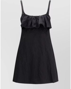 Chloé Cotton Mini Dress - Black