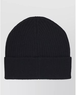 CASABLANCA Ribbed Wool Beanie - Blue