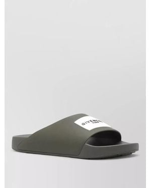 Givenchy Logo Slide Flat Sandals Dust Bag - Multicolour