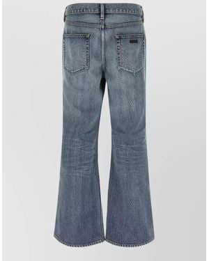 Fear Of God Seventies Style Jeans Belt Loops Pockets - Blue