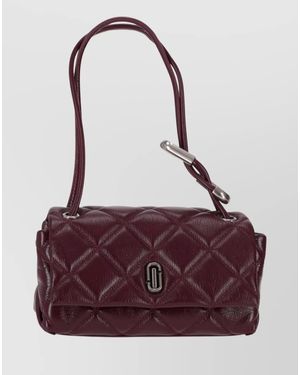 Marc Jacobs Leather Shoulder Bag - Purple