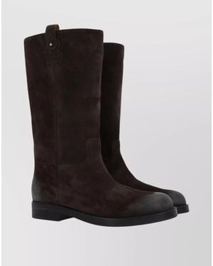 Church's Suede Leather Boots - Black