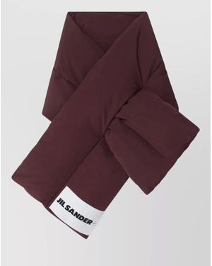 Jil Sander Padded Scarf - Purple