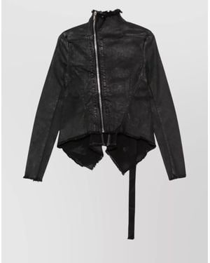 Rick Owens Asymmetrical Zip Jacket - Black