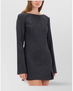 Our Legacy Virgin Wool Mini Dress - Black