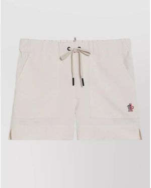 Moncler Technical Knee-Length Shorts - Natural