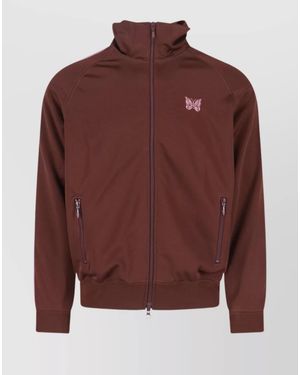 Needles Polyester Zip Sweatshirt - Brown