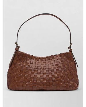 Dragon Diffusion Hobo Salvage Medium Leather Shoulder Bag - Brown