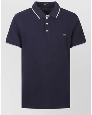 Fay Polo Shirt - Blue
