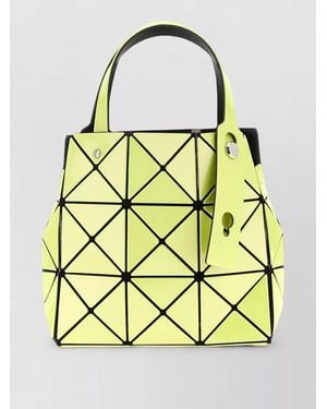 Issey Miyake Carat Small Tote Bag Top Handle - Yellow
