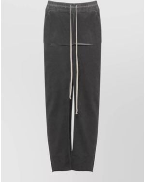 Rick Owens Cotton Midi Skirt - Gray