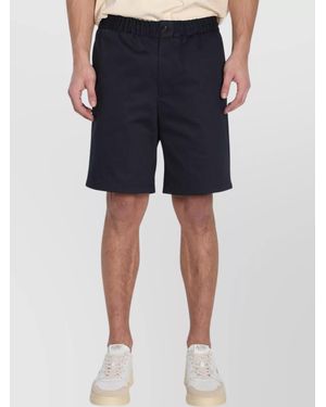 ショートパンツ Ami Paris Black wool-blend bermuda shorts Ami Paris Black wool-blend bermuda shorts | TheDoubleF