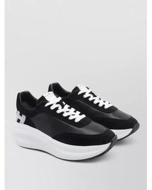 Hogan Maxi Active Sneakers Sculptural Sole Design - White