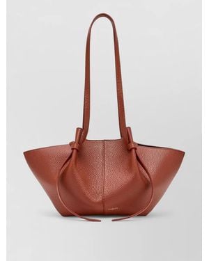 Yuzefi Mochi Leather Tote Bag - White