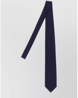 Tom Ford Silk Micro Polka Dot Tie - Blue