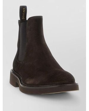 Doucal's Leather Ankle Boots - Black