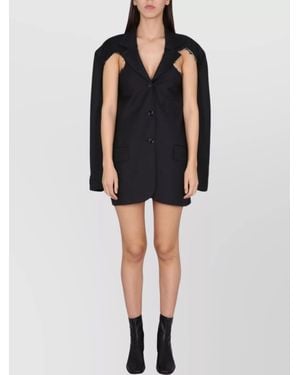 Acne Studios Wool Deconstructed Blazer - Black