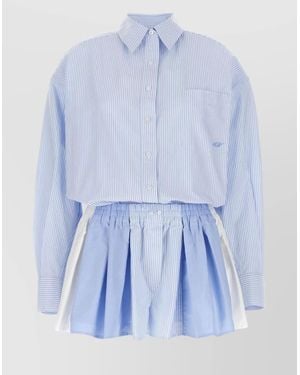 Alexander Wang 'prestyled Pleated Boxer Romper' Jumpsuit in