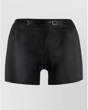 Karpos Padded Boxer Short Elastic Waistband Design - Black