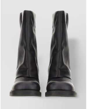 Ash Tijuana Ankle Block Round Toe - Black