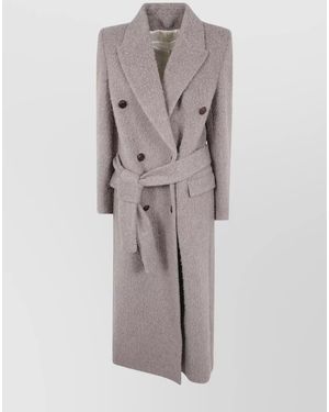 Golden Goose Wool Double Breasted Coat - Grey