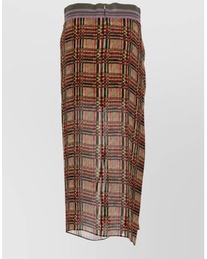 Dries Van Noten Wrap Skirt - Brown