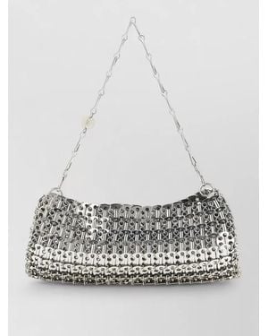 Rabanne 1969 Chain Mail Shoulder Bag - White