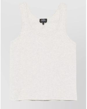 A.P.C. Organic Cotton Regular-Fit Tank Top - White