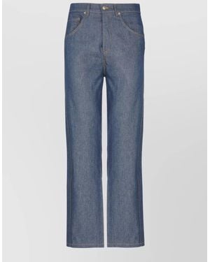 Moschino Denim Straight-Leg Jeans - Blue