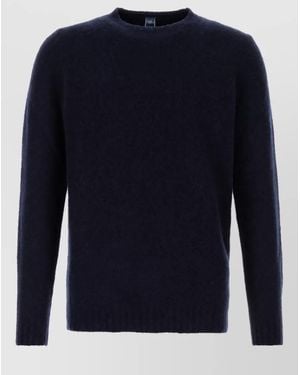 Fedeli Cashmere Wool Blend Sweater - Blue
