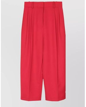 Elisabetta Franchi High Waist Tailored Pleated Pants Versatile