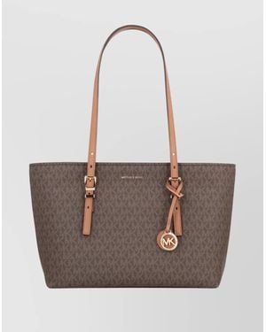MICHAEL Michael Kors Quinn Coated Canvas Tote Bag - White