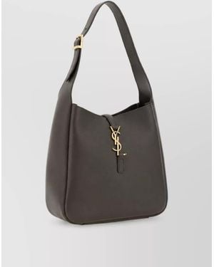 Saint Laurent Calf Leather Tote Bag - Black