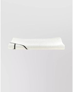 Maison Michel Cotton Beach Towel - White