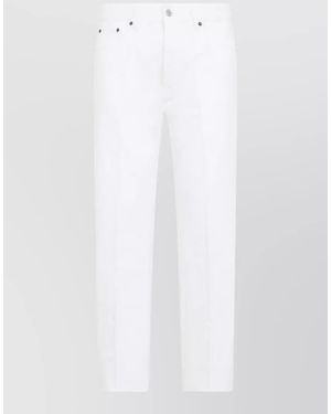 Celine Casual Boyfriend Denim Pants 001 - White