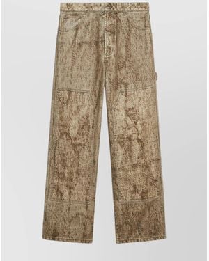 1989 STUDIO Denim Carpenter Trousers - Natural