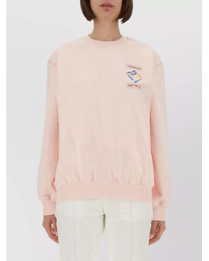 CASABLANCA Organic Cotton Regular-Fit Knitted Sweatshirt - Natural