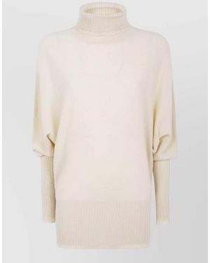 By Malene Birger Wool Yak Turtleneck Jumper - Natural