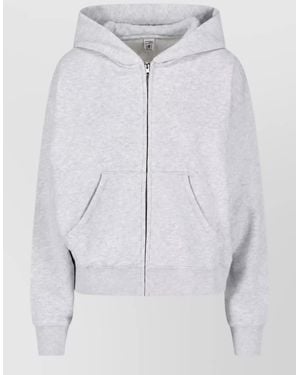 Sporty & Rich Sweatshirt Jacket - Gray