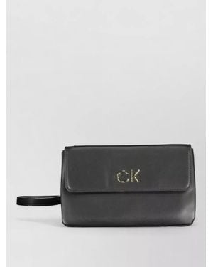 Calvin Klein Crossbody Clutch Bag - Gray