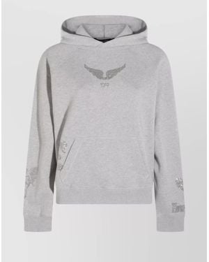 ⭐️24新作 ♡ Zadig&Voltaire グレーパーカー 新品♡　144 Zadig & Voltaire Hoodies for Women | Online Sale up to 50
