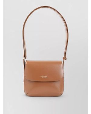 Giorgio Armani Leather Shoulder Bag - White