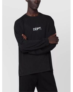 GALLERY DEPT. Long Sleeve Crew Neck Fitness Top - Black