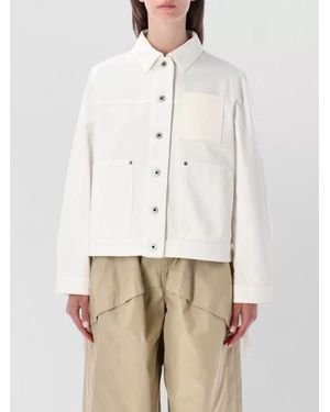 Loewe Denim Work Jacket Relaxed Fit Design - Natural