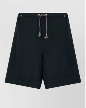Kiko Kostadinov Virgin Wool Bermuda Shorts - Black