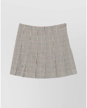 MSGM Pleated Skirt - Gray