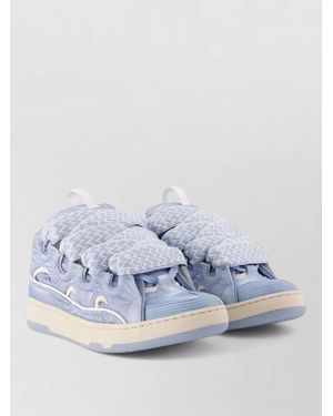 Lanvin Curb Sneakers Synthetic Round Toe Sandals - Blue