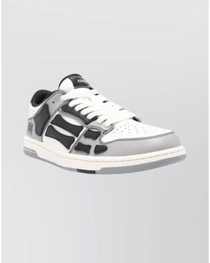 Amiri Low-Top Sneakers With Perforated Toe Box - Metallic